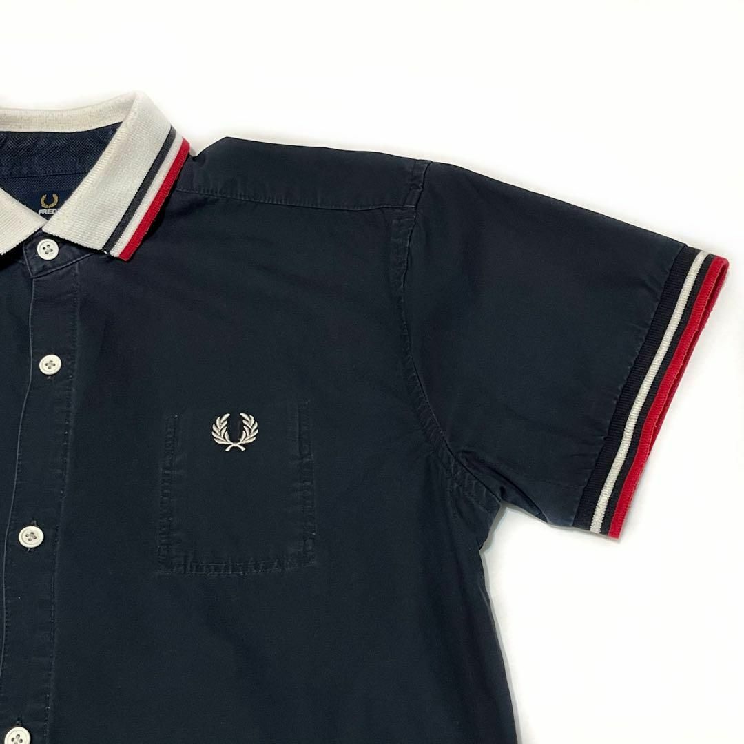 fred perry リブトップス