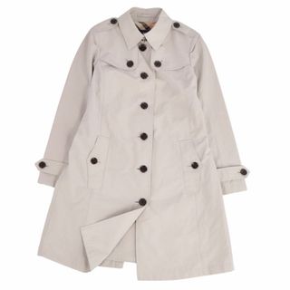 バーバリー(BURBERRY)の美品 バーバリー ロンドン BURBERRY LONDON コート シングル トレンチコート コットン ナイロン アウター レディース 40(M相当) ベージュ(トレンチコート)