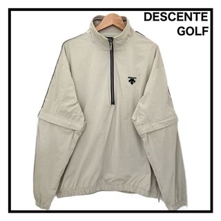 DESCENTE - デサントゴルフ ナイロンジャケット ハーフジップ レイン ...