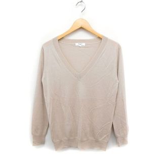 Natural Beauty Basic Ｖネックニットソー　アイボリー系