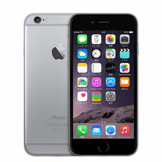 アップル(Apple)の【中古】 iPhone6 16GB スペースグレイ 本体 au スマホ アイフォン アップル apple  【送料無料】 ip6mtm134(スマートフォン本体)