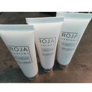 ハレクラニ ROJA PERFUMSボディクリーム3本セット(サンプル/トライアルキット)