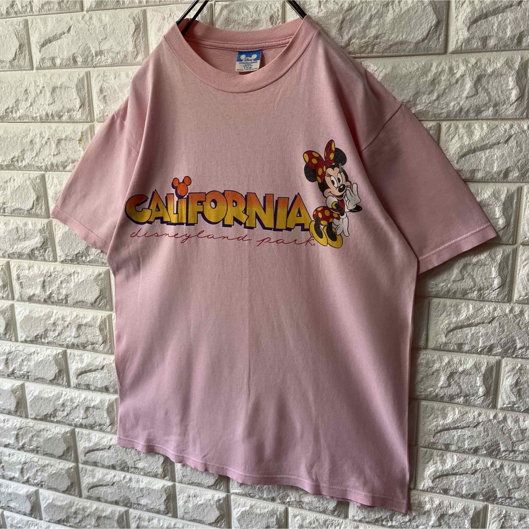 Disney(ディズニー)の【DISNEY】90s USA製 S/S Tee ミニー・マウス カリフォルニア メンズのトップス(Tシャツ/カットソー(半袖/袖なし))の商品写真