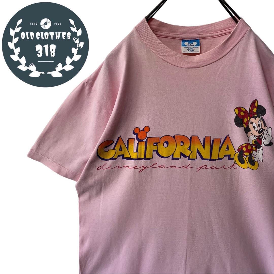 Disney(ディズニー)の【DISNEY】90s USA製 S/S Tee ミニー・マウス カリフォルニア メンズのトップス(Tシャツ/カットソー(半袖/袖なし))の商品写真