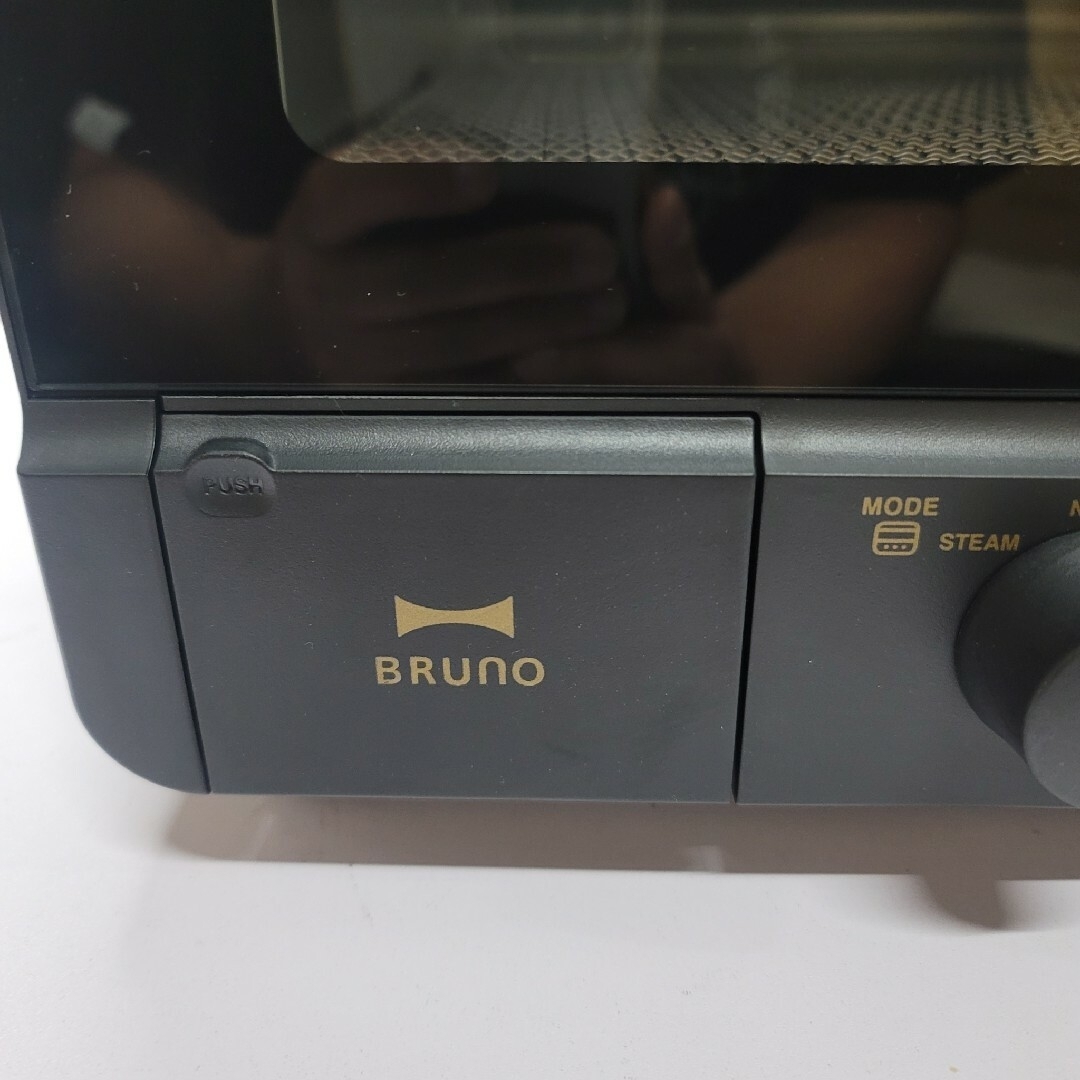BRUNO - BRUNO トースター 4枚 人気 スチーム機能 温度調節 ブラックの ...