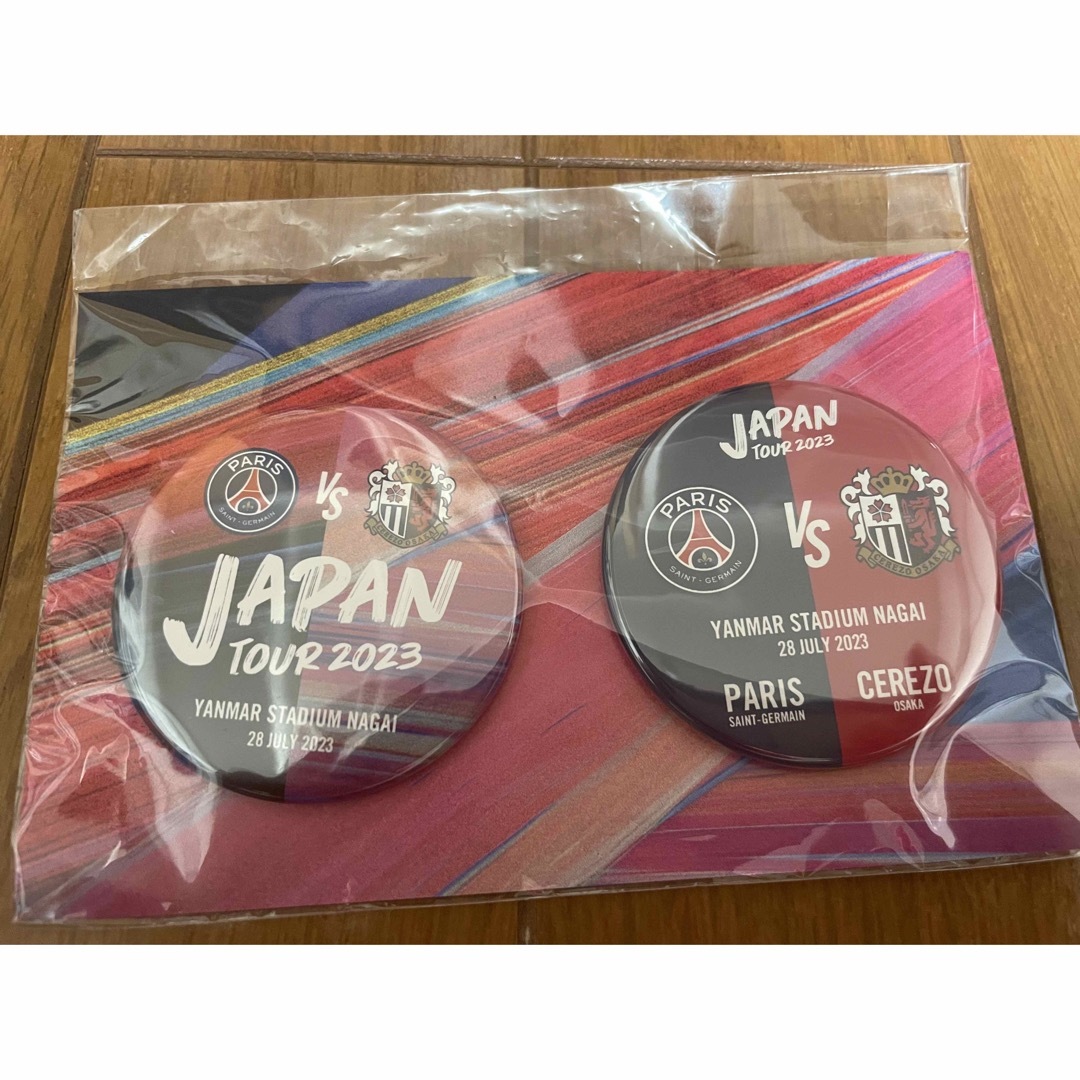 JAPAN TOUR 2023 サッカー パリサンジェルマン 缶バッチ 通販