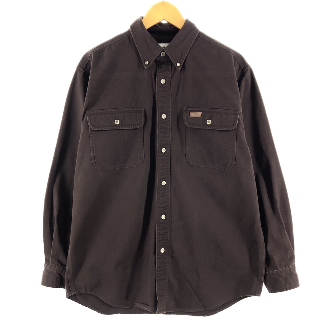 カーハート Carhartt 長袖 ボタンダウンシャツ メンズL /eaa359466