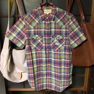 デニムアンドサプライラルフローレン(Denim & Supply Ralph Lauren)の【極美品】DENIM&SUPPLYラルフローレン 半袖ウエスタンシャツ インド製(シャツ)