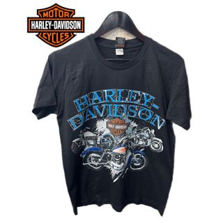 ハーレーダビッドソン(Harley Davidson)のHarley ハーレーダビッドソン　Tシャツ　プリント　両面プリント　半袖(Tシャツ/カットソー(半袖/袖なし))