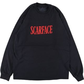 古着  スカーフェイス ムービー ロングTシャツ ロンT メンズS