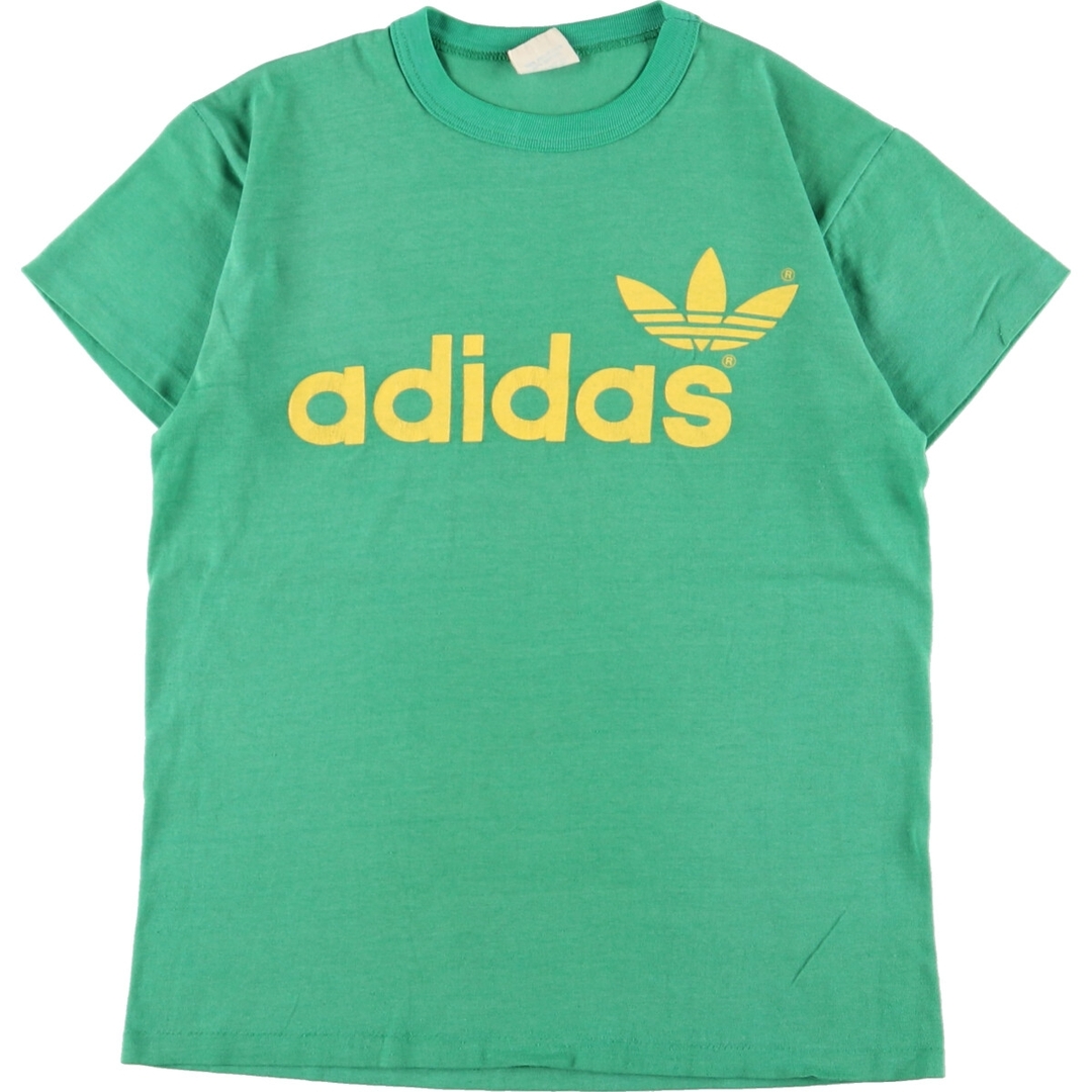 80年代 アディダス adidas ロゴプリントTシャツ USA製 メンズS ヴィンテージ /eaa355332