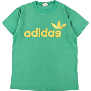 アディダス(adidas)の古着 80年代 アディダス adidas ロゴプリントTシャツ USA製 メンズS ヴィンテージ /eaa355332(Tシャツ/カットソー(半袖/袖なし))