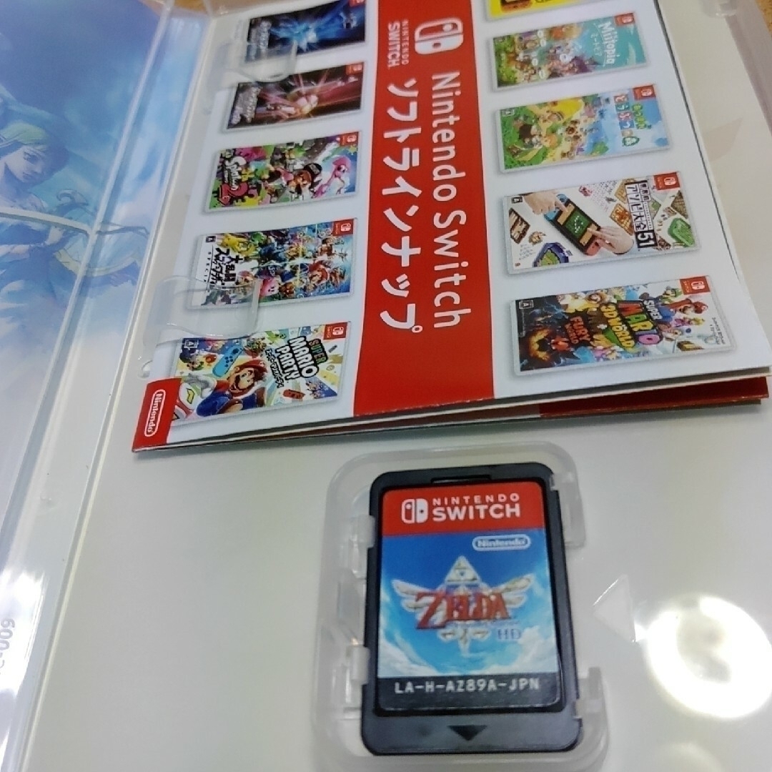 Nintendo Switch(ニンテンドースイッチ)のゼルダの伝説　スカイウォードソードＨＤ エンタメ/ホビーのゲームソフト/ゲーム機本体(家庭用ゲームソフト)の商品写真