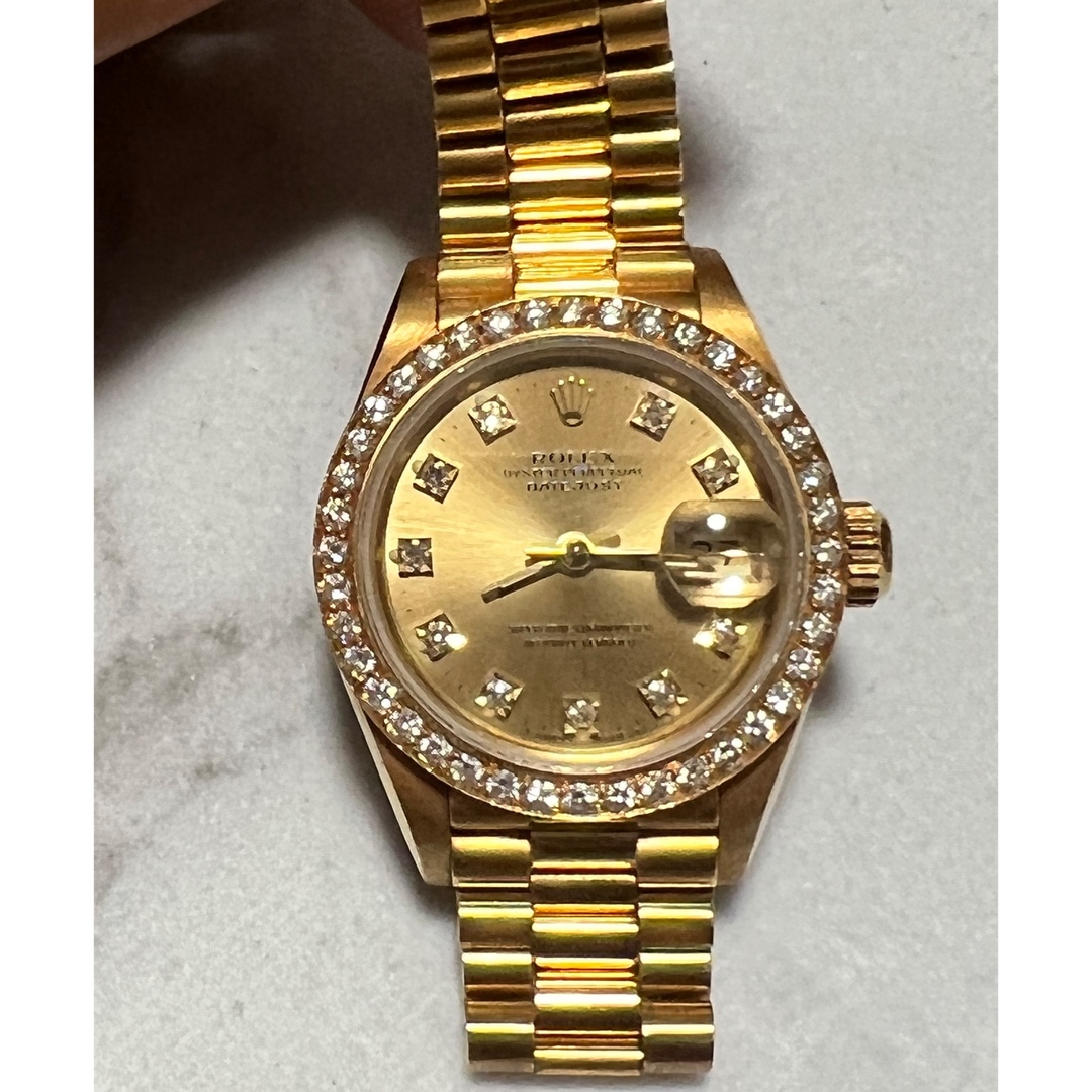美品‼️金無垢ダイヤモンド????レディース ロレックス腕時計
