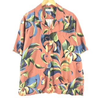 古着 Tommy Bahama オープンカラー シルク ハワイアンアロハシャツ メンズXL /eaa358712(シャツ)