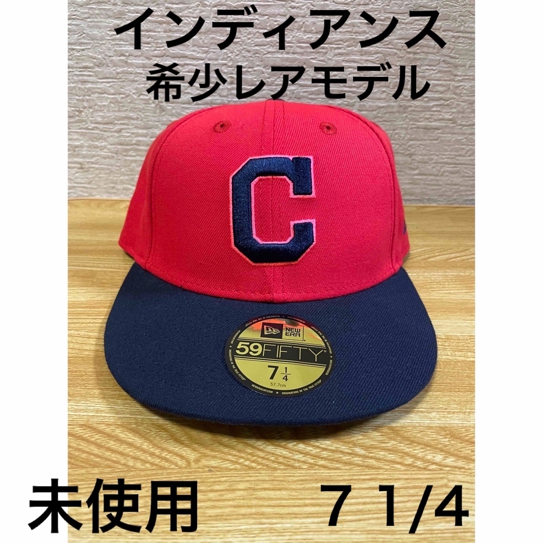 【新品未使用】ニューエラ 59Fifty インディアンス 7 1/4