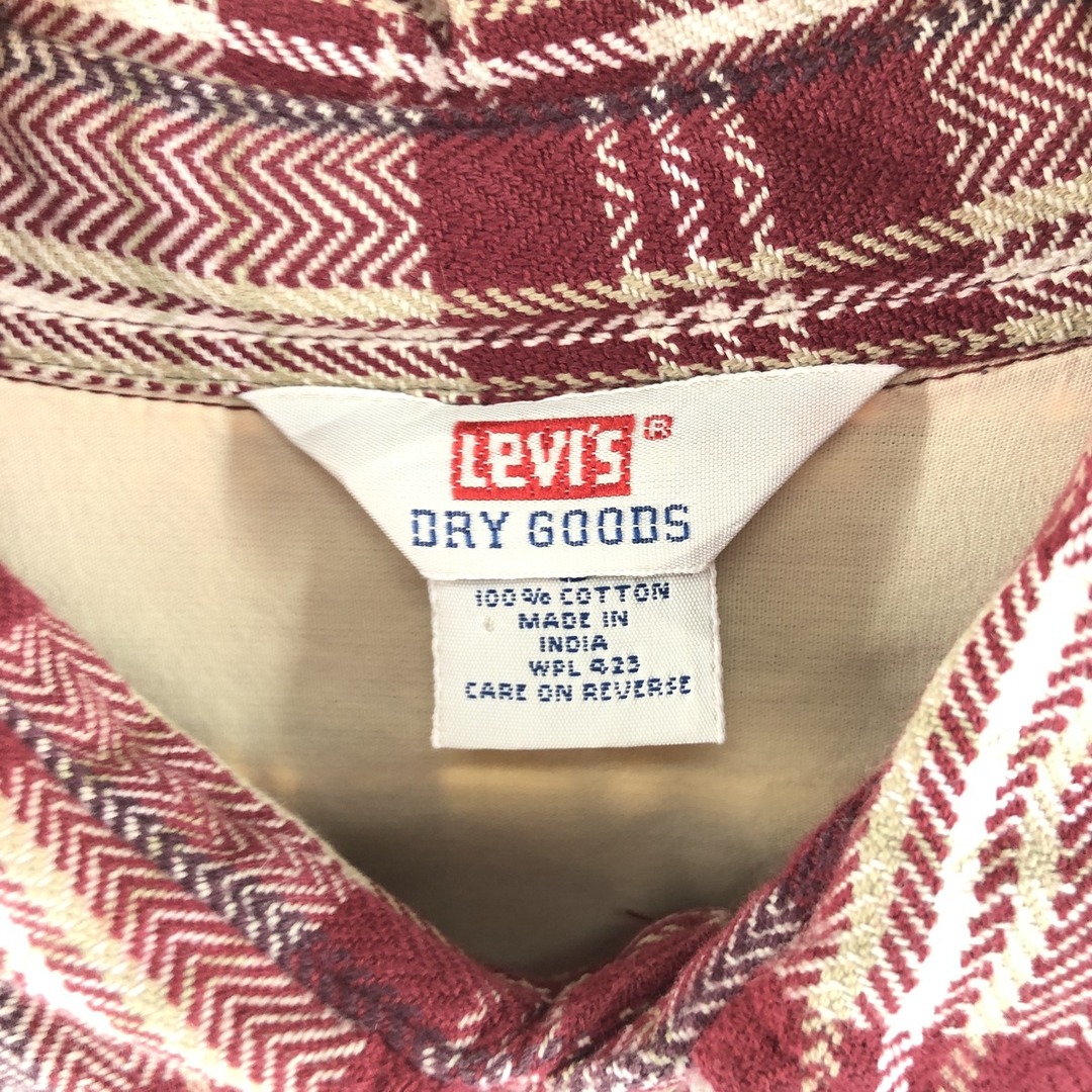 Levi's(リーバイス)の古着 リーバイス Levi's チェック柄 長袖 ヘビーネルシャツ メンズXL /eaa358048 メンズのトップス(シャツ)の商品写真
