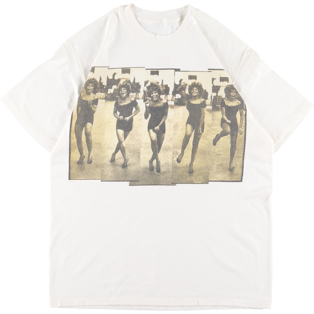 90年代 UNKNOWN TINA TURNER ティナターナー WILDEST DREAMS TOUR 両面プリント バンドTシャツ バンT メンズL ヴィンテージ /eaa358745