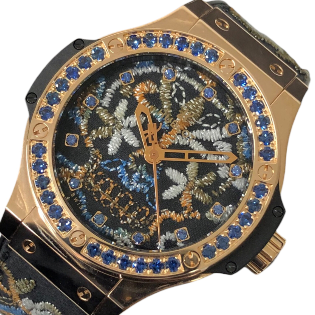 HUBLOT(ウブロ)のウブロ HUBLOT ビッグバン　ブロイダリーシュガースカル 343.PS.6599.NR.1201 マルチカラー K18ピンクゴールド K18PG 自動巻き ユニセックス 腕時計 レディースのファッション小物(腕時計)の商品写真