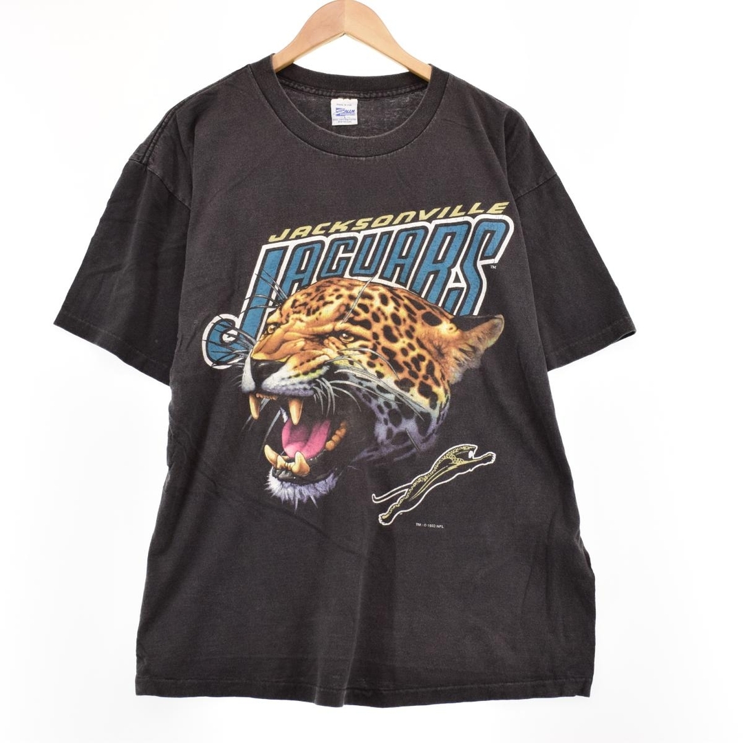 90年代 SALEM SPORTSWEAR NFL JACKSONVILLE JAGUARS ジャクソンビルジャガーズ スポーツプリントTシャツ USA製 メンズXL ヴィンテージ /eaa313570