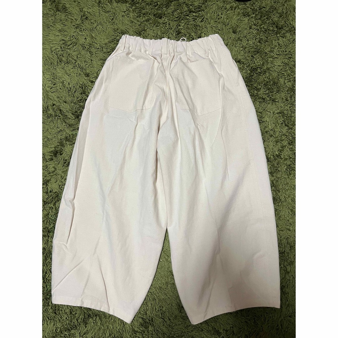 sillage cream linen circular pants