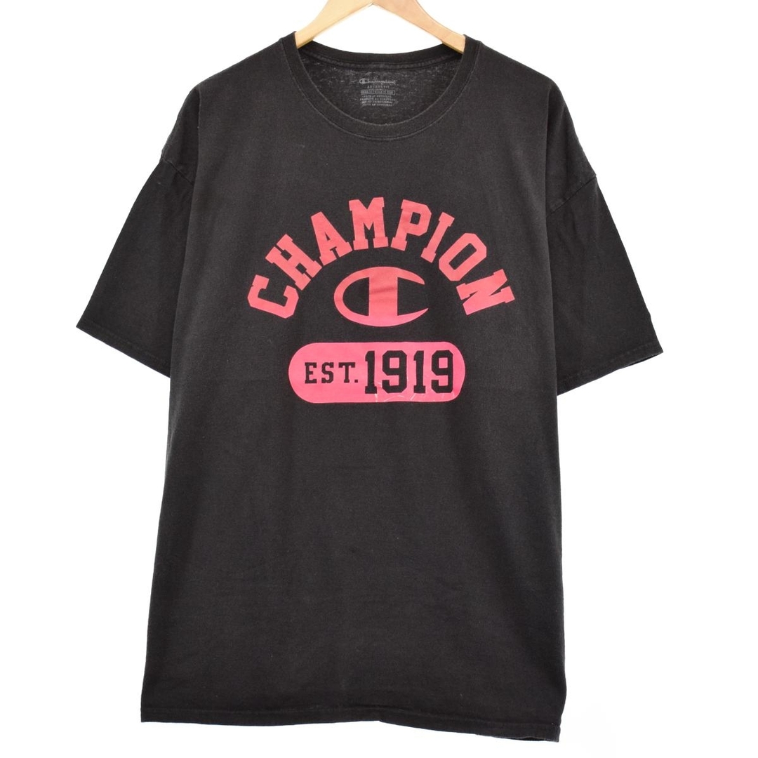 チャンピオン Champion 3連プリント カレッジ プリントTシャツ メンズXXL /eaa313660