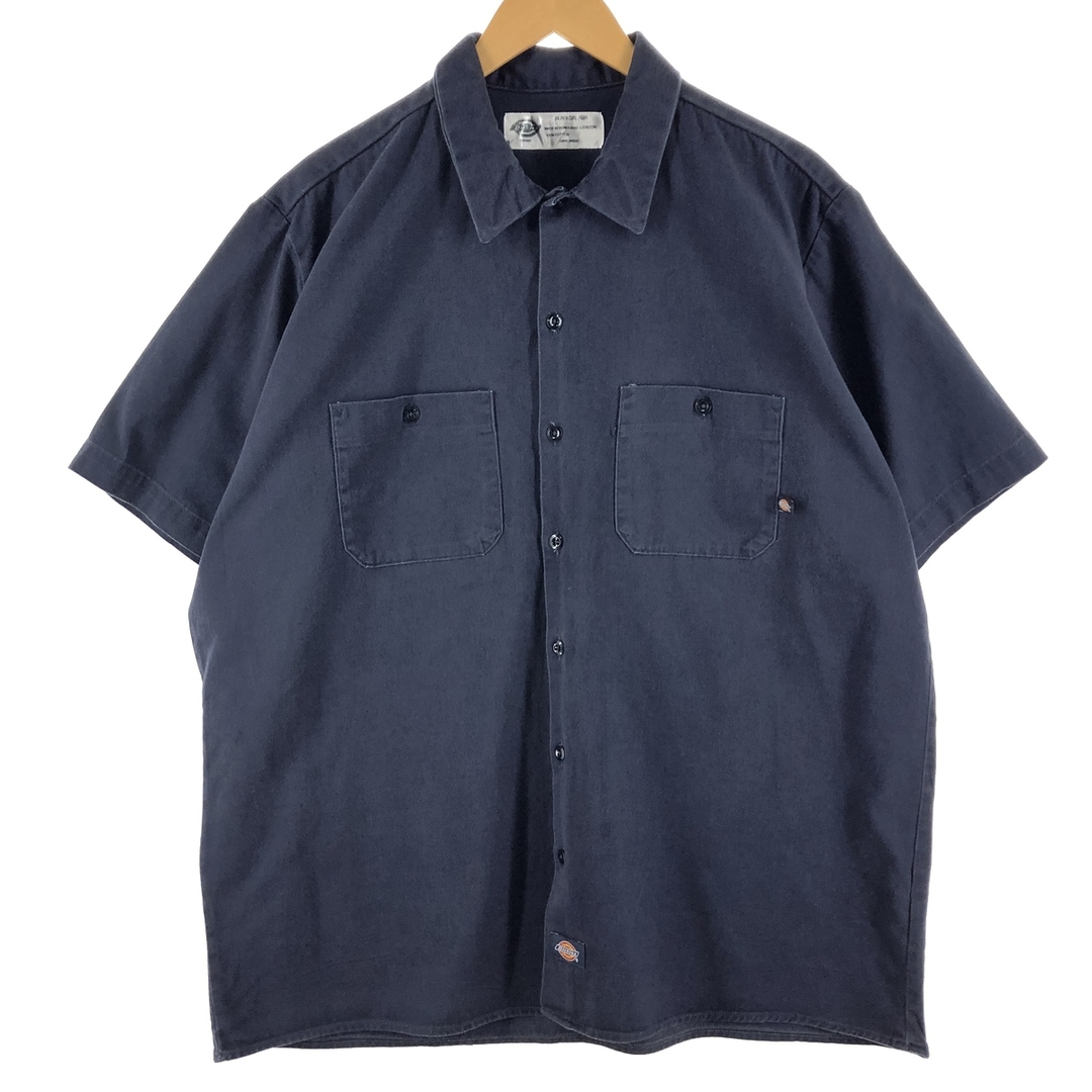 ディッキーズ Dickies 半袖 ワークシャツ メンズXL /eaa356654