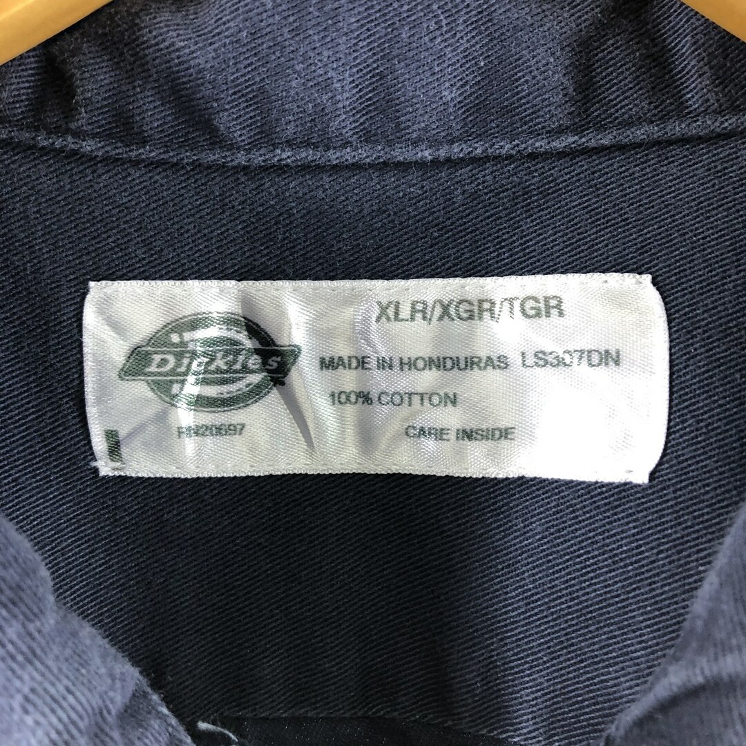 Dickies(ディッキーズ)の古着 ディッキーズ Dickies 半袖 ワークシャツ メンズXL /eaa356654 メンズのトップス(シャツ)の商品写真