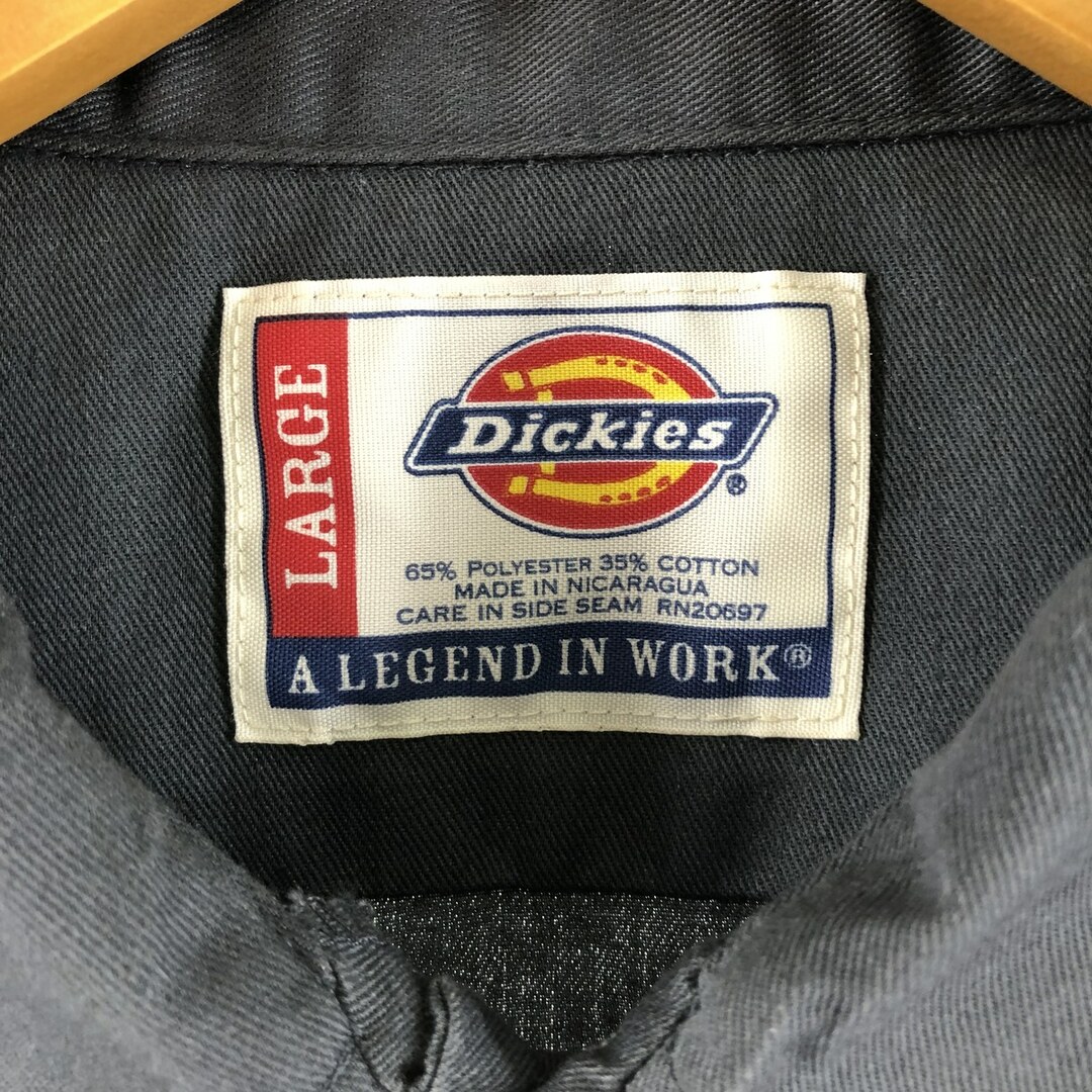 Dickies(ディッキーズ)の古着 ディッキーズ Dickies 半袖 ワークシャツ メンズXL /eaa356657 メンズのトップス(シャツ)の商品写真