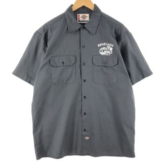 ディッキーズ(Dickies)の古着 ディッキーズ Dickies 半袖 ワークシャツ メンズXL /eaa356657(シャツ)