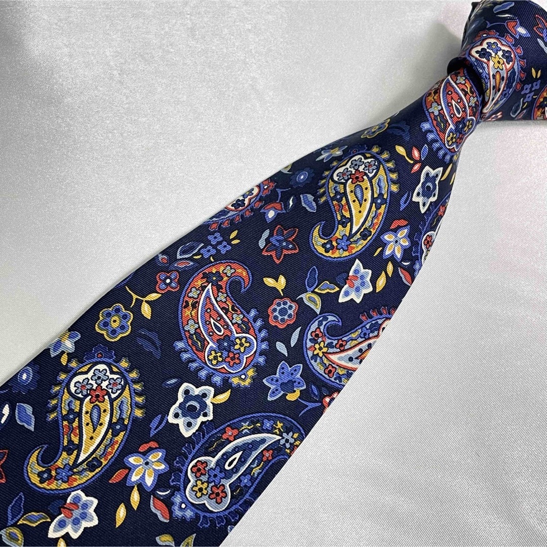 ETRO - エトロ ペイズリー シルクネクタイ イタリア製 ETRO 美品の通販