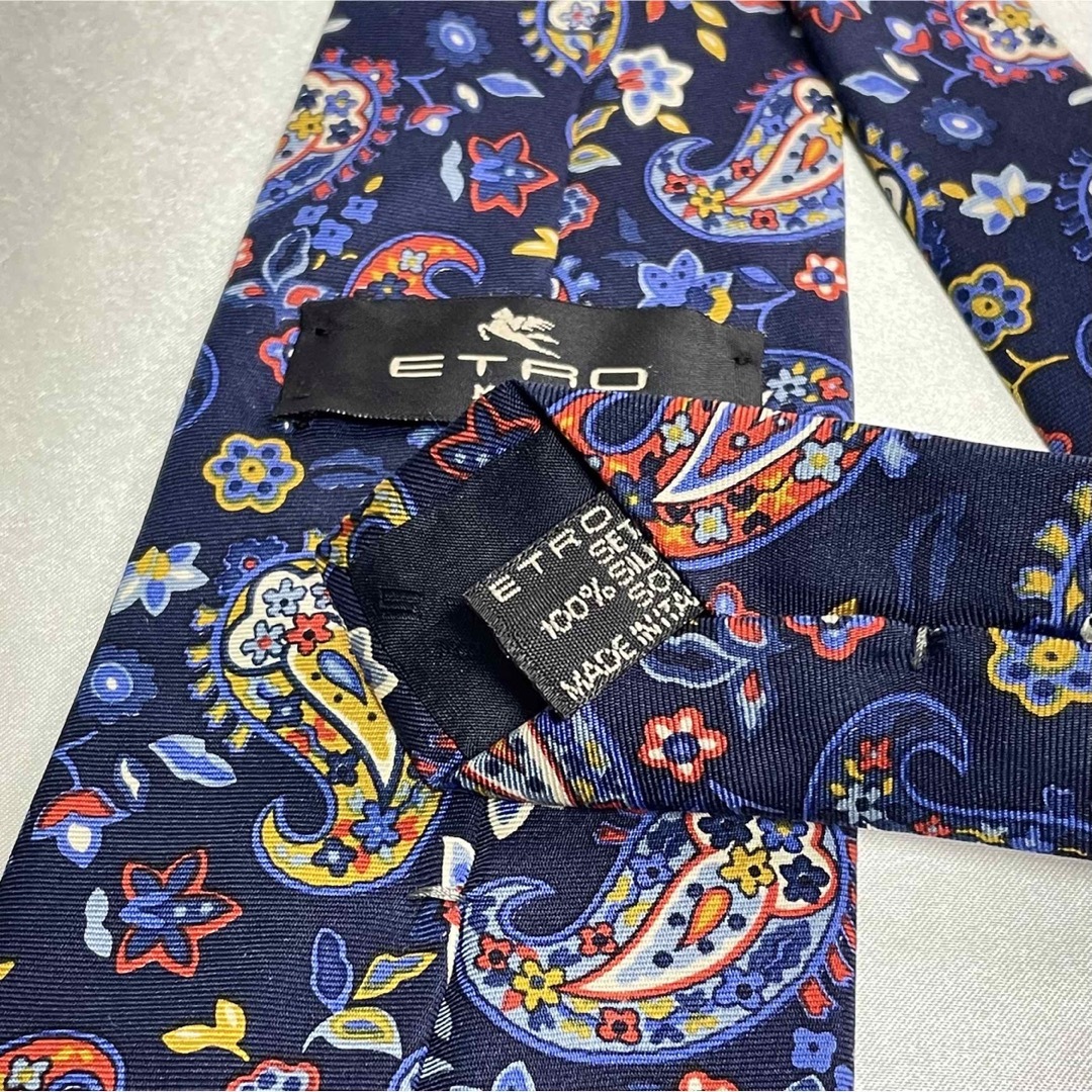 ETRO - エトロ ペイズリー シルクネクタイ イタリア製 ETRO 美品の通販
