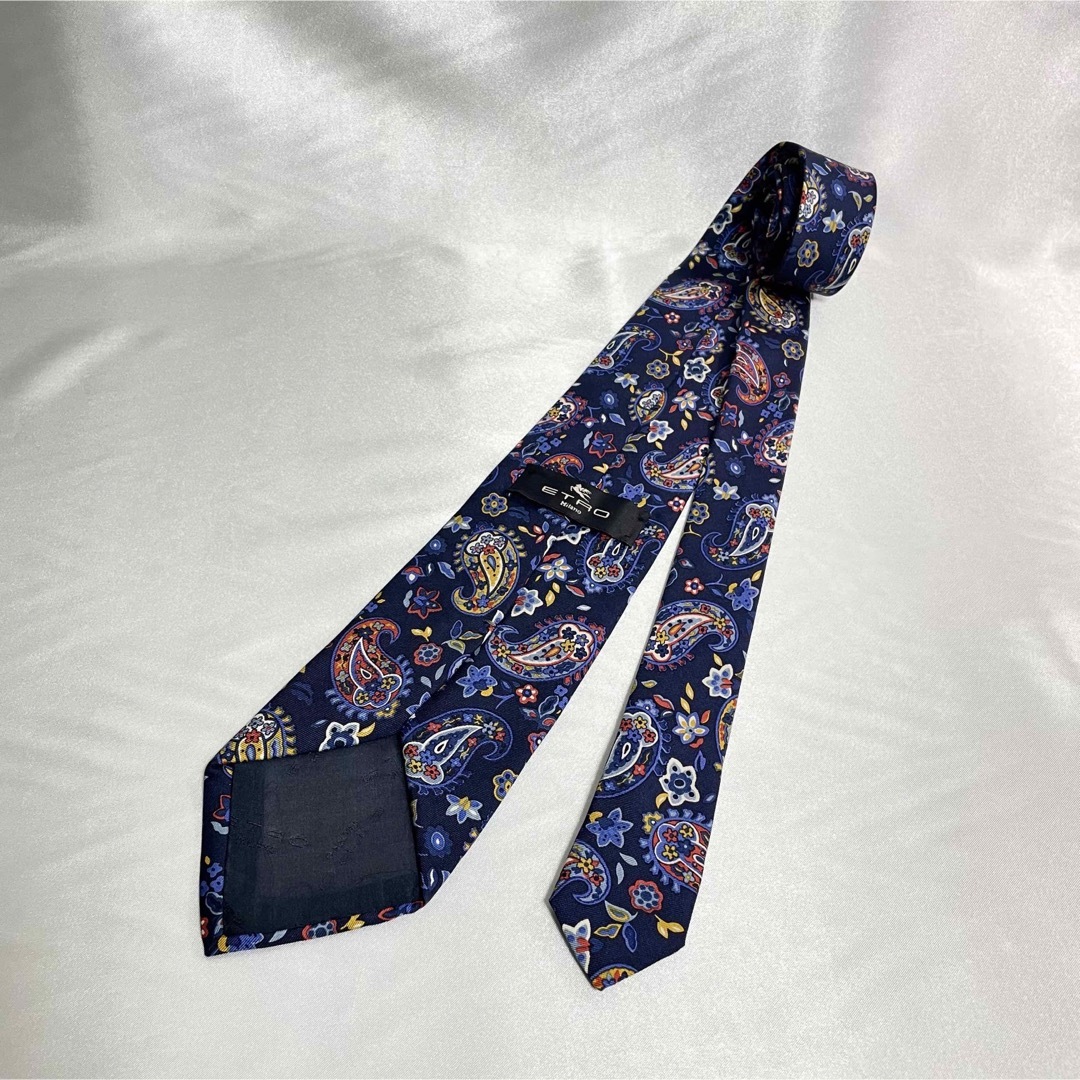 ETRO - エトロ ペイズリー シルクネクタイ イタリア製 ETRO 美品の通販
