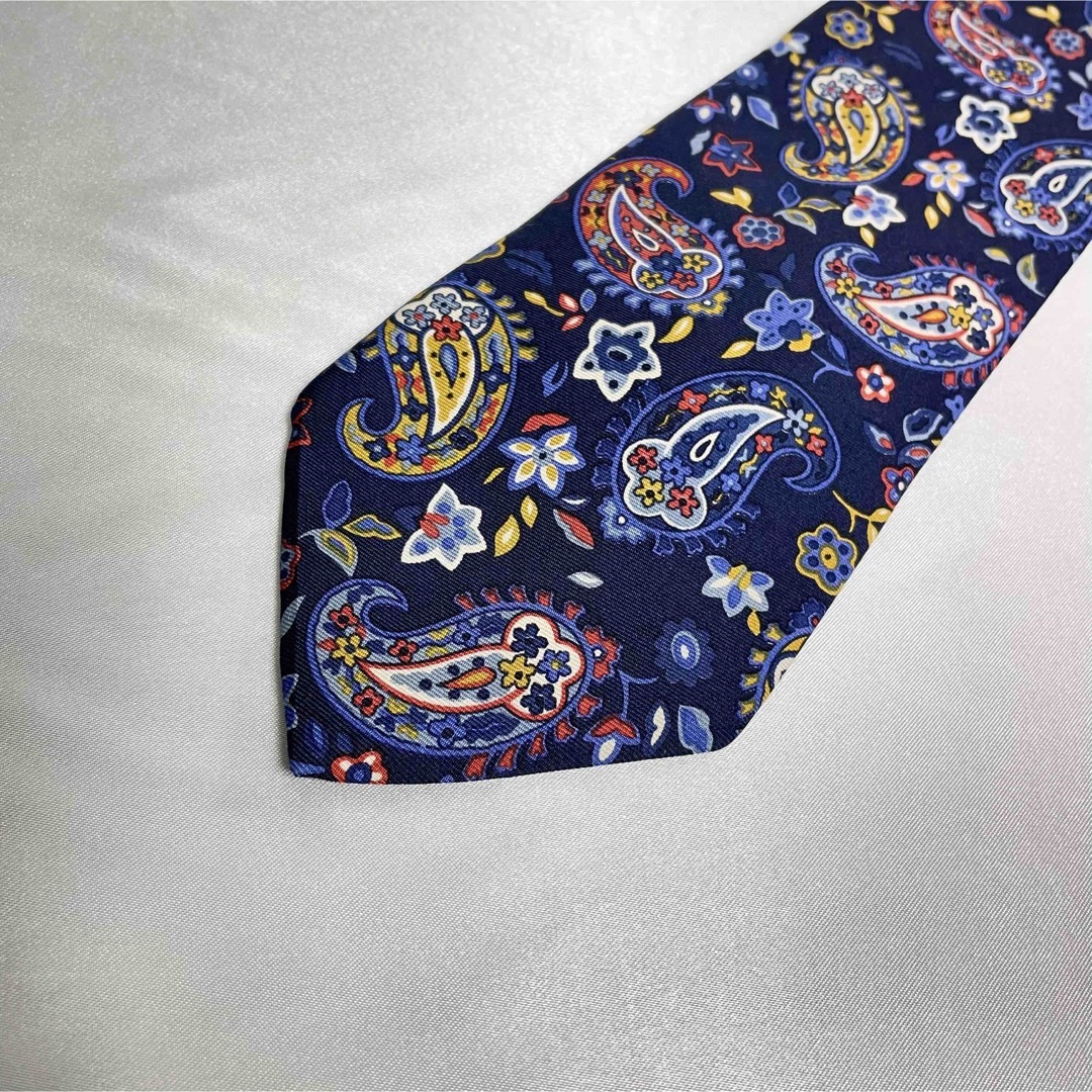 ETRO - エトロ ペイズリー シルクネクタイ イタリア製 ETRO 美品の通販