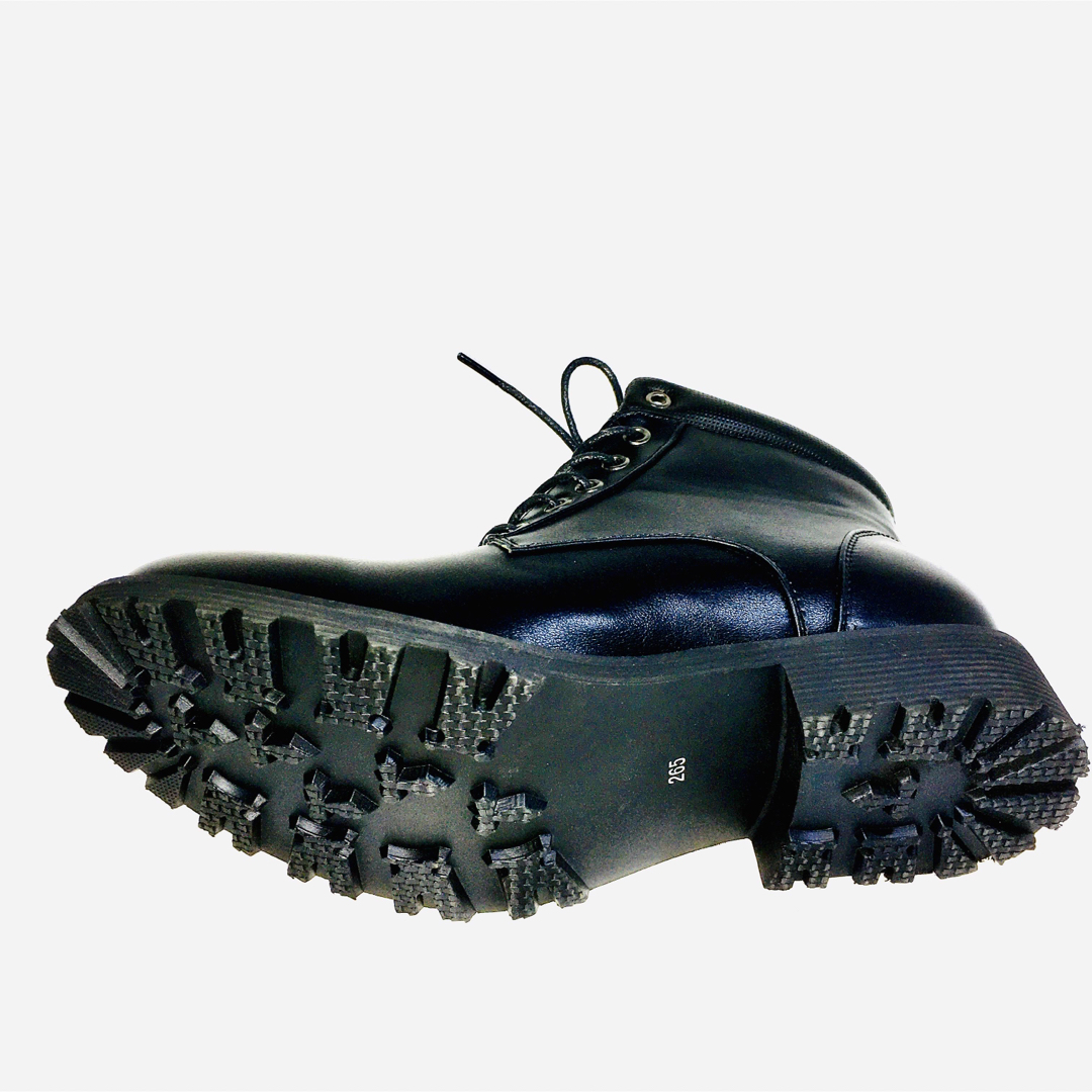 ALBICELESTE ブーツ 黒 防水 26.5 未使用 タグ付きBLACK メンズの靴/シューズ(ブーツ)の商品写真