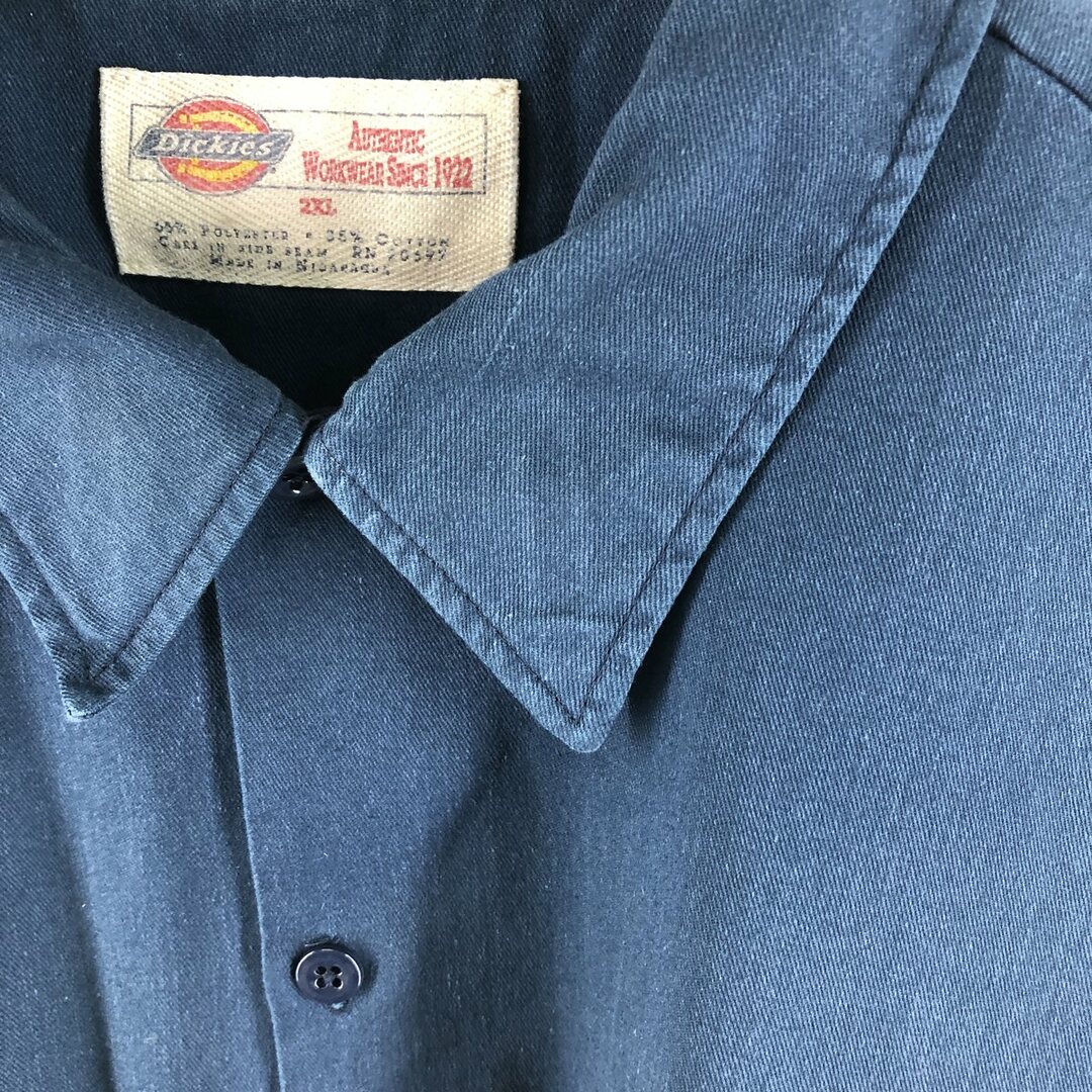 Dickies(ディッキーズ)の古着 ディッキーズ Dickies 半袖 ワークシャツ メンズXXL /eaa356696 メンズのトップス(シャツ)の商品写真