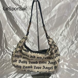 レスポートサック(LeSportsac)のレスポートサック ポーチ ハンドバッグ モノクロ レディース ブランド(ショルダーバッグ)