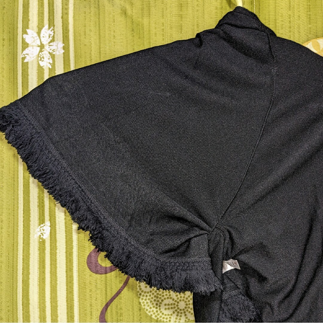 大きいサイズポンチョ風チュニック レディースのジャケット/アウター(ポンチョ)の商品写真