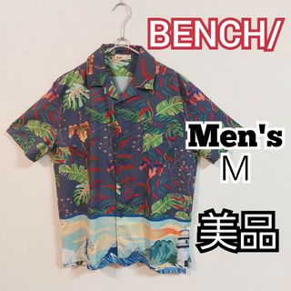 ベンチ(Bench)の【BENCH/】美品ベンチ アロハシャツ 半袖シャツ メンズＭ 海外モデル(シャツ)