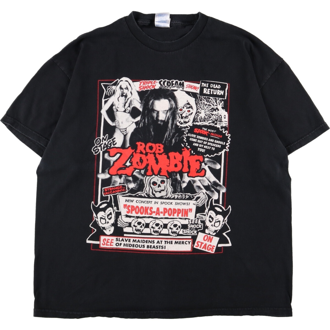 TENNESSEE RIVER ROB ZOMBIE The Great Zombie Show ロブ ゾンビ 両面プリント 映画 ムービーTシャツ メンズXXL /eaa35838419cm商品名