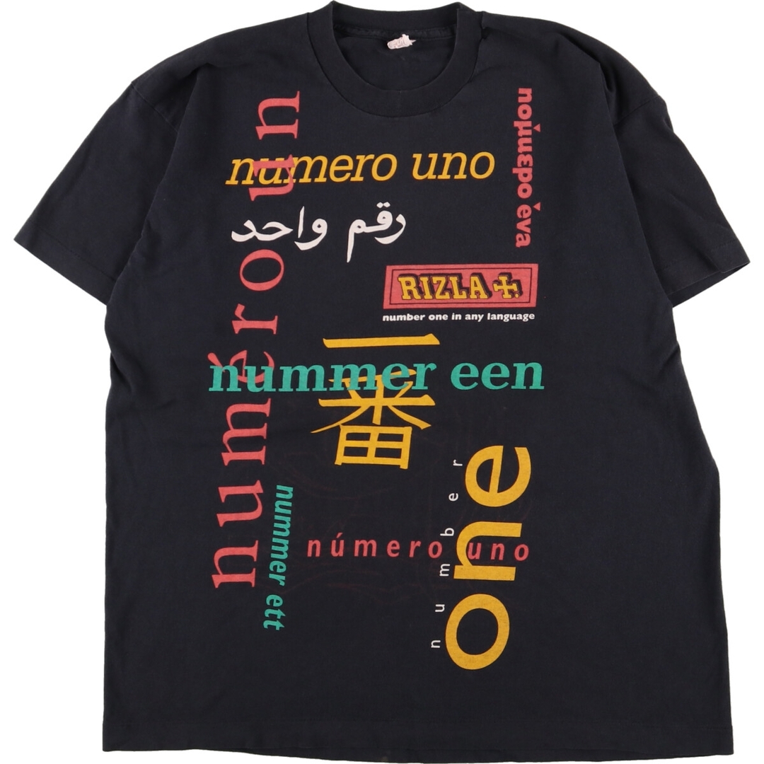 90年代 文字柄 プリントTシャツ メンズL ヴィンテージ /eaa358394