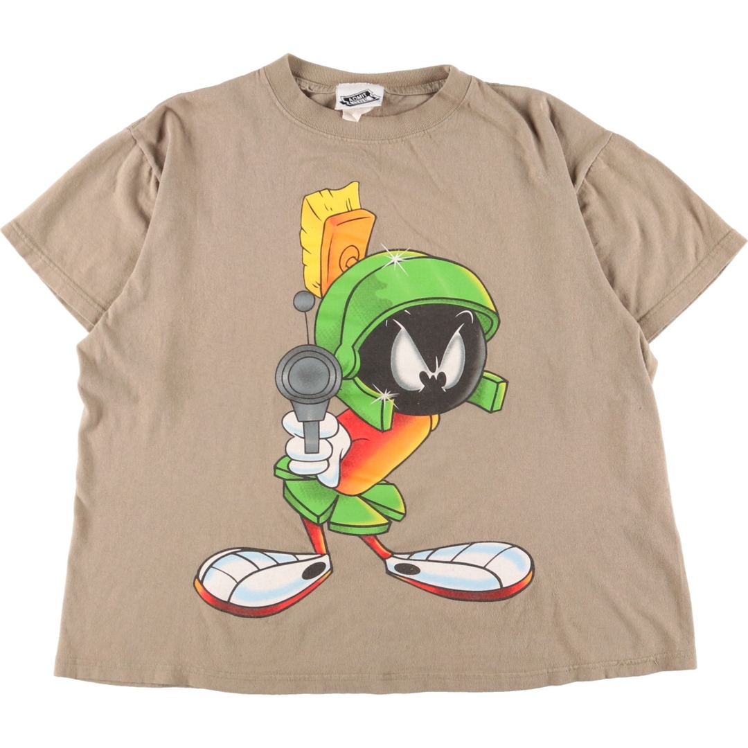 ADMIT ONE LOONEY TUNES ルーニーテューンズ マービンザマーシャン 両面プリント キャラクタープリントTシャツ メンズXL /eaa354129コットン100%色