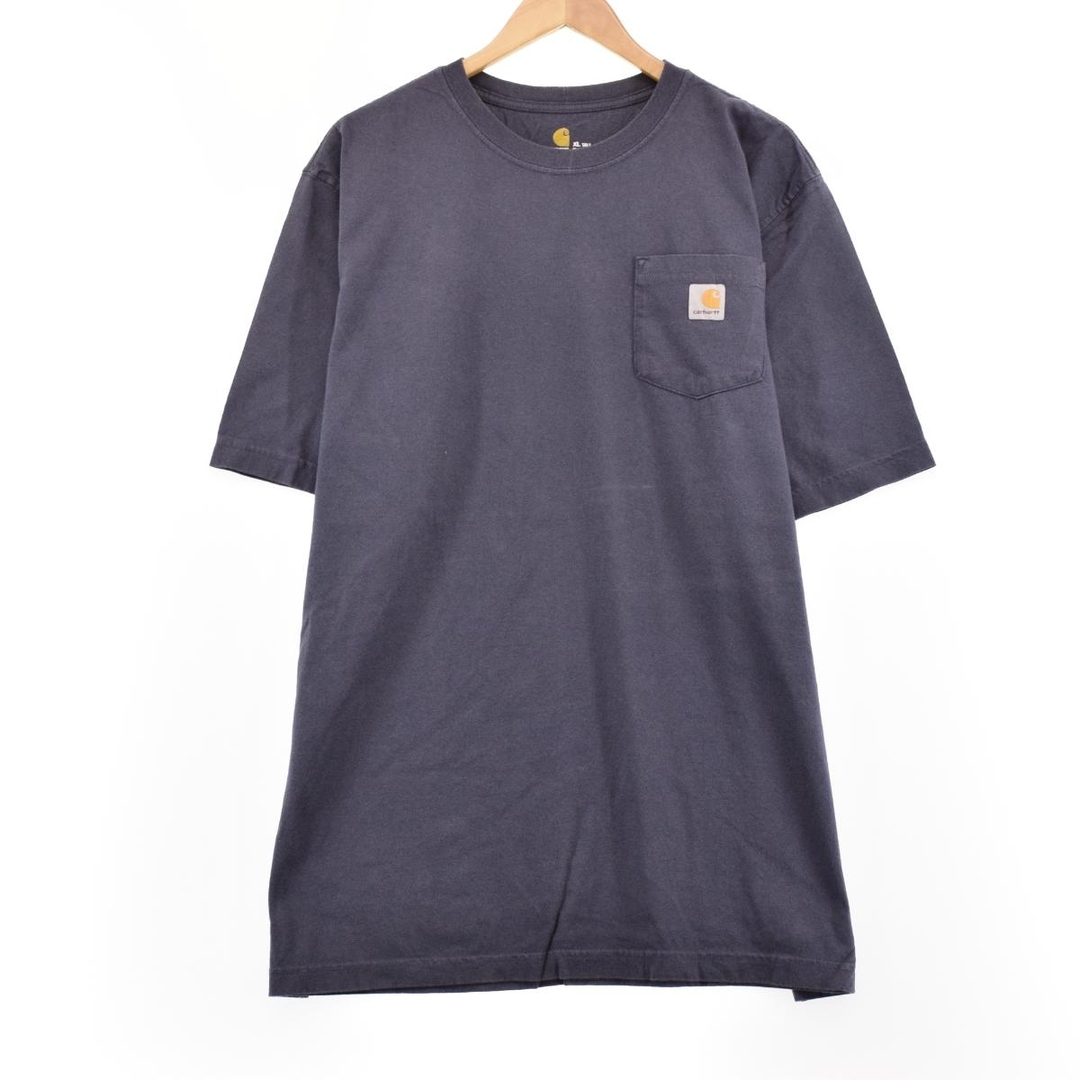 カーハート Carhartt ORIGINAL FIT 半袖 ワンポイントロゴポケットTシャツ メンズL /eaa329526