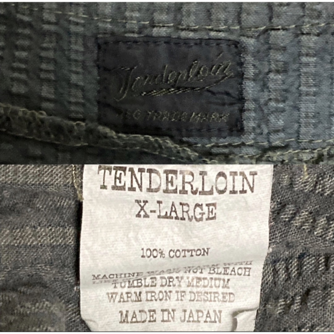 TENDERLOIN - テンダーロイン シアサッカー コート ジャケットの TENDERLOIN - テンダーロイン シアサッカー コート ジャケットの
