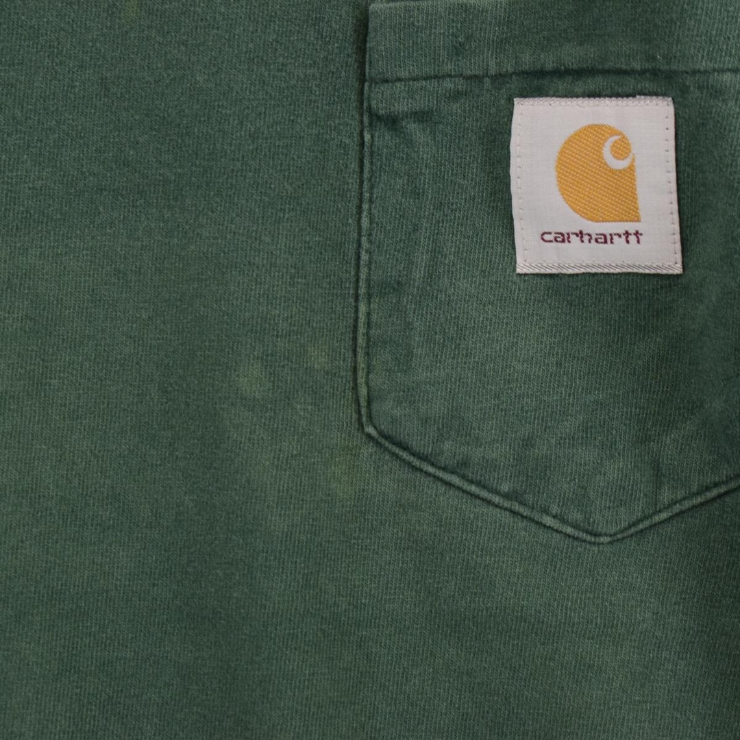 carhartt(カーハート)の古着 カーハート Carhartt 半袖 ワンポイントロゴポケットTシャツ メンズL /eaa313702 メンズのトップス(Tシャツ/カットソー(半袖/袖なし))の商品写真