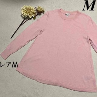 ギャップ(GAP)の大特価セール中　Gapギャップ💞長袖ウール　ニットセーター　ピンク系　M即発送 (シャツ/ブラウス(長袖/七分))