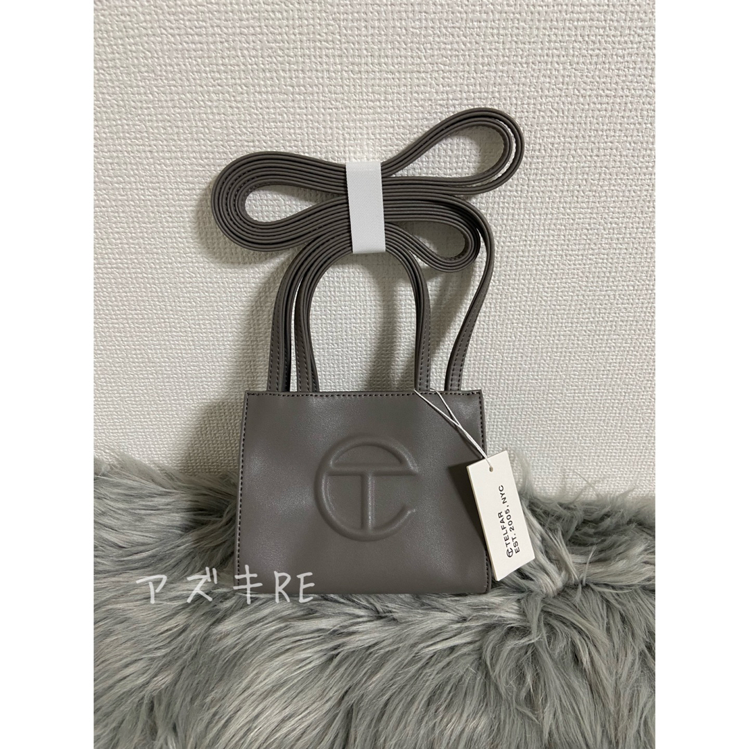 テルファー Telfar マイクロミニ ショッピングバッグ バッグ グレーの