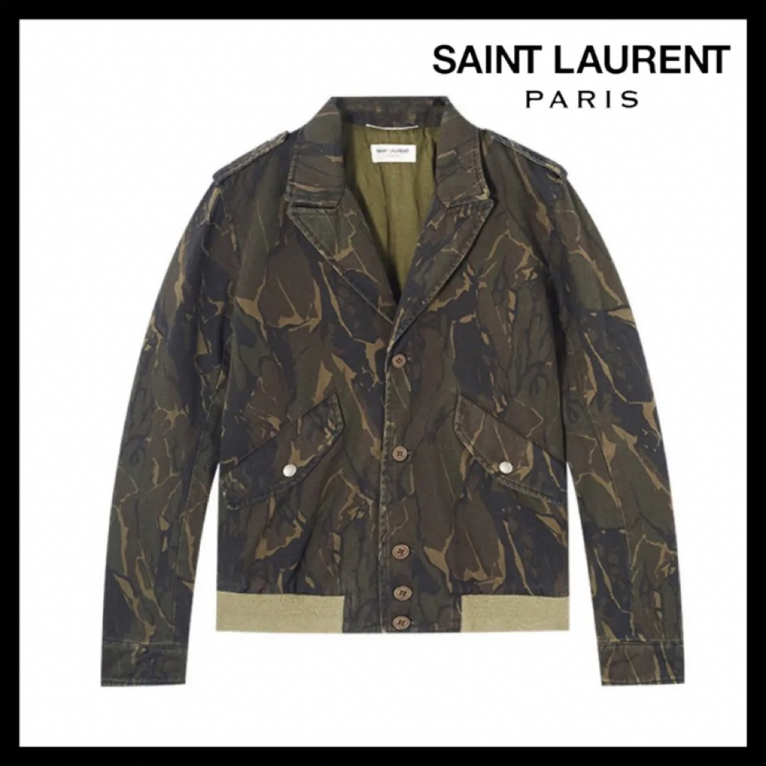 【定価約 18万】 Saint Laurent ブルゾン　迷彩　 18年