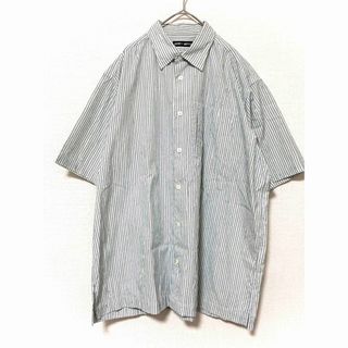 イッセイミヤケ(ISSEY MIYAKE)のイッセイミヤケ シワ　半袖　シャツ　ストライプ　総柄　メンズ　ワイドシルエット(シャツ)