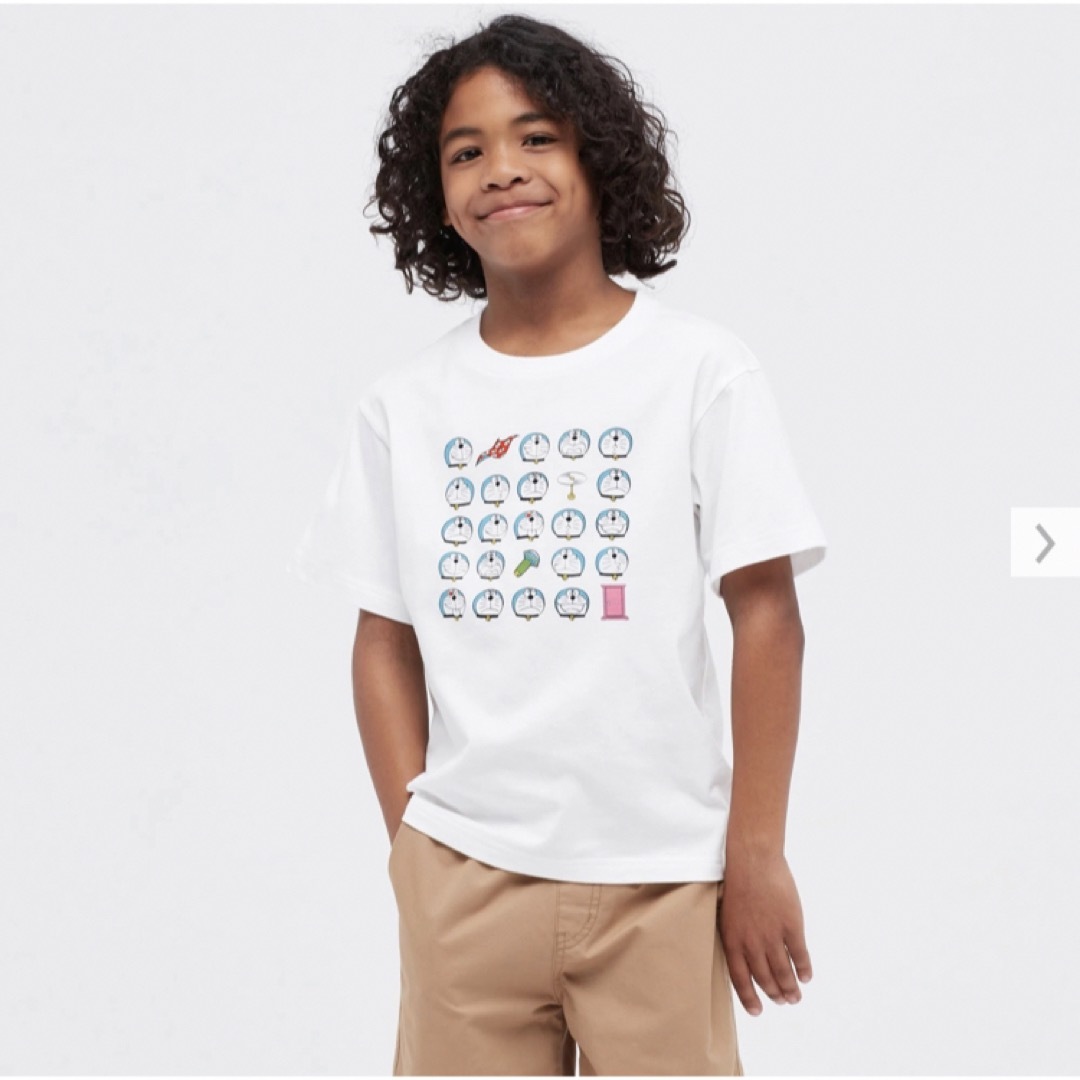 UNIQLO(ユニクロ)のUNIQLO ドラえもん UT グラフィックTシャツ（半袖）130 キッズ/ベビー/マタニティのキッズ服男の子用(90cm~)(Tシャツ/カットソー)の商品写真